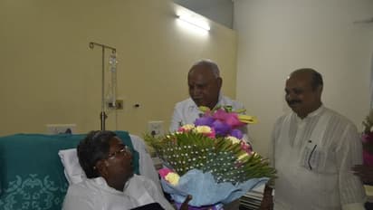 ಚಿತ್ರಗಳಲ್ಲಿ: ಪಕ್ಷಬೇಧ ಮರೆತು ಸಿದ್ದರಾಮಯ್ಯ ಆರೋಗ್ಯ ವಿಚಾರಿಸಿದ ಗಣ್ಯರು