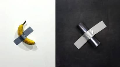 ചുമരിൽ പഴത്തിന് പകരം ടിയർ ഗ്യാസ് ഷെൽ; ഇത്തവണ വിൽക്കാനല്ല, സമാധാനത്തിന്