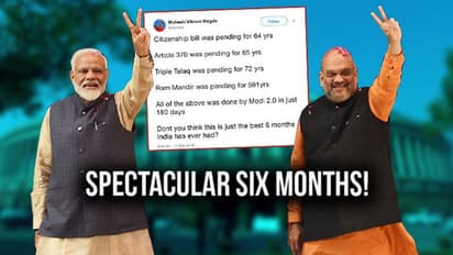 From abrogation of articles 370, 35A to abolition of triple talaq, the spectacular 6 months of Modi 2.0