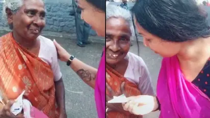 മരുന്നുവാങ്ങാന് വൃദ്ധയ്ക്ക് 50 രൂപ നല്കി, ടിക് ടോക്കില് വീഡിയോ ഇട്ട നടിക്കെതിരെ സോഷ്യല് മീഡിയ