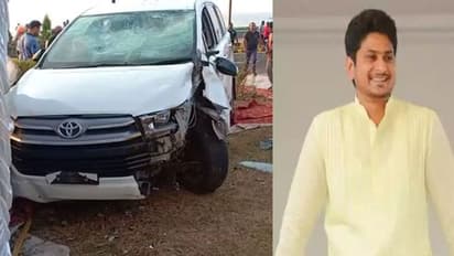 మాజీ మంత్రి బండారు తనయుడు అప్పలనాయుడు ర్యాష్ డ్రైవింగ్, ఒకరికి గాయాలు