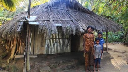 വീടുപണി പാതിവഴിയിൽ നിലച്ചു; കൂരക്കുള്ളിൽ നരകജീവിതം നയിച്ച് പെൺകുട്ടികൾ അടങ്ങുന്ന ആദിവാസി കുടുംബം