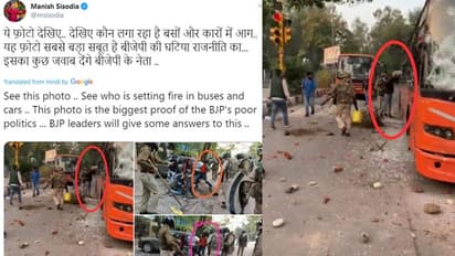 അക്രമം നടത്തിയത് പൊലീസ്, ചിത്രങ്ങളില്‍ കാണുന്നത് ബിജെപിയുടെ രാഷ്ട്രീയം; പൊലീസിനെതിരെ ദില്ലി ഉപമുഖ്യമന്ത്രി