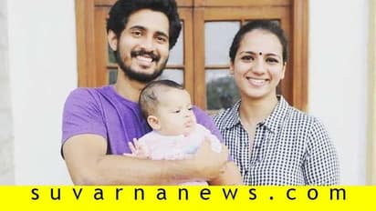 ಪತಿಯೊಂದಿಗೆ ಮಗಳ ಫೋಟೋ ರಿವೀಲ್ ಮಾಡಿದ ಶೃತಿ ಹರಿಹರನ್
