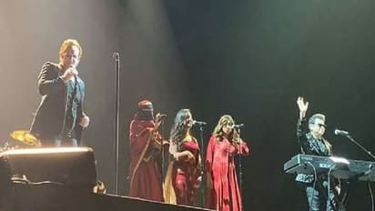 முதன் முறையாக மகள்களுடன் இணைந்து இசைக்கச்சேரி நடத்திய ஏ.ஆர்.ரகுமான்... வைரலாகும் வீடியோ...!