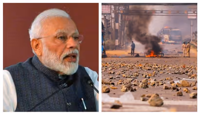 প্রতিবাদের নামে বাংলায় তাণ্ডব, প্রধানমন্ত্রীর হাতে 'অ্যালবাম' তুলে দিলেন বিজেপি নেতারা