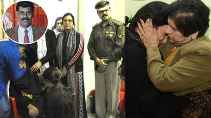 गाड़ी पर पत्थर गिरने से गई CRPF के DIG की जान, पत्नी बच्चों का रो रोकर बुरा हाल, मेयर ने लगाया गले