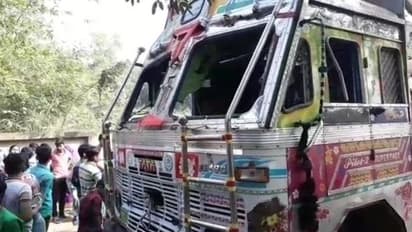 মোবাইলে ব্যস্ত চালক, বেপরোয়া লরি পিষে দিল পথচারীকে