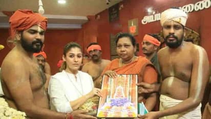 அய்யா வைகுண்ட சாமியை தரிசித்த "மூக்குத்தி அம்மன்" நயன்தாரா... நயனுக்காக சட்டை போடாமல் சுற்றும் விக்கி...!