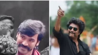 ஆமா இது 'D40'-ஆ இல்ல 'பேட்ட2' ஆ?.... அச்சு அசலாக மாமனார் போலவே இருக்கும் மருமகன் தனுஷ்...!