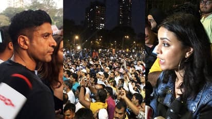 സോഷ്യല് മീഡിയയില്നിന്ന് തെരുവിലേക്കിറങ്ങി ബോളിവുഡ്; പ്രതിഷേധത്തിരയില് മുംബൈ ഓഗസ്റ്റ് ക്രാന്തി മൈദാന്