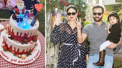 क्रिसमस ट्री, ढेर सारे गिफ्ट, सेंटा केक के साथ मना करीना के बेटे का बर्थडे, देखें INSIDE PHOTOS