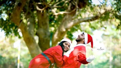 സാന്തയുടെ പ്രണയം; പ്രീവെഡ്ഡിങ്ങ് ഫോട്ടോഷൂട്ട് കാണാം