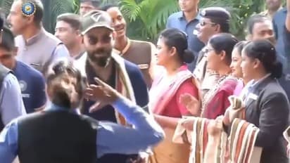 ಭುವನೇಶ್ವರದಲ್ಲಿ ಕೊಹ್ಲಿ ಸೈನ್ಯಕ್ಕೆ ಅದ್ಧೂರಿ ಸ್ವಾಗತ!