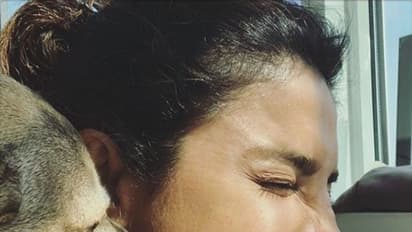 எப்ப பார்த்தாலும் இடுப்புல தூக்கி கிட்டு... கட்டி புடிச்சி முத்தம் கொடுத்து கொண்டே இருக்கும் பிரியங்கா சோப்ரா! நாய் குட்டியை பார்த்து ஏங்கும் ரசிகர்கள்!