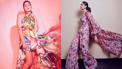 'നോട്ട് ഔട്ട്'; ഫ്ലോറാല് വസ്ത്രങ്ങളില് തിളങ്ങി ദീപികയും സാറയും