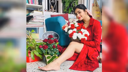 Tollywood actress Ritabhari Chakraborty looks stunning in red gown