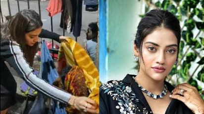 বড়দিনের আগে 'সান্তা' বেশে নুসরত, কম্বল বিতরণ দুঃস্থ ও যৌনকর্মীদের