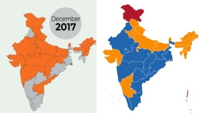 രാഷ്ട്രീയ ഭൂപടം വീണ്ടും മാറുന്നു: ഹിന്ദി ബെല്റ്റില് നിറംമങ്ങി ബിജെപി