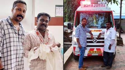 കാറിനുള്ളില് യുവതി പ്രസവിച്ചു ; രക്ഷകരായി '108 ആംബുലൻസ്' ജീവനക്കാര്