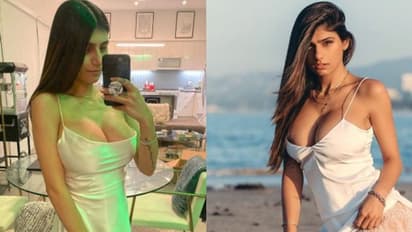 ഗൗണില് സുന്ദരിയായി മിയ ഖലീഫ; ഇതാണോ വിവാഹത്തിന് ധരിക്കുന്നതെന്ന ചോദ്യവുമായി ആരാധകര്