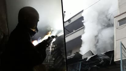 Andhra Pradesh: Fire breaks out at Srichakra Oil Mill in East Godavari