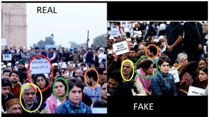 കോൺഗ്രസ് റാലിയിൽ മുസ്ലീംരാഷ്ട്ര വാചകങ്ങളുള്ള പ്ലക്കാർഡ് എന്ന് പ്രചാരണം: ആ ചിത്രം വ്യാജം