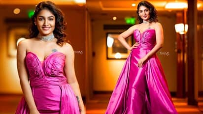 പിങ്ക് ഗൗണില് ഹോട്ട് ലുക്കില് സാനിയ; ചിത്രങ്ങള്