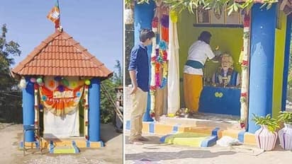 பிரதமர் மோடிக்கு கோவில்..! அரசியலை தாண்டி "மோடி ஒரு நல்ல மனிதர்"..! பாஜக-வினரையே மெர்சலாக்கிய விவசாயி..!