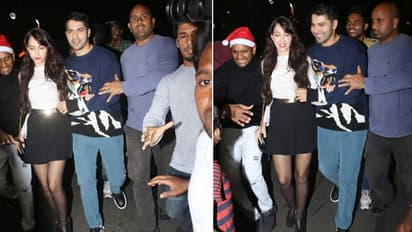 क्रिसमस पर चर्च पहुंचे वरुण धवन, गर्लफ्रेंड छोड़ 'दिलबर गर्ल' को संभालते दिखा एक्टर