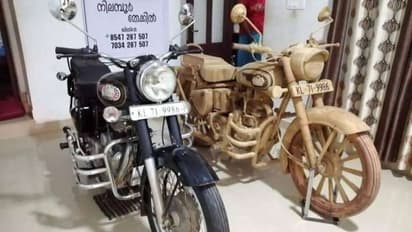 റോയല്‍ എന്‍ഫീല്‍ഡ് തോല്‍ക്കും, ജിതിന്‍റെ ഈ തേക്കു ബുള്ളറ്റിനു മുന്നില്‍!