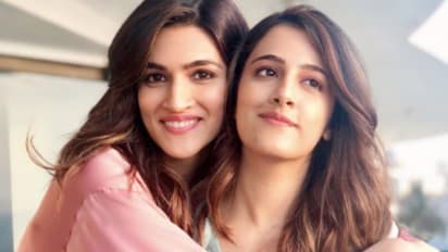 Sister act: Kriti, Nupur Sanon celebrate Christmas, turn Santa for specially-abled children