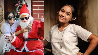 ഈ അച്ചായത്തി കൊച്ചിനെ അറിയാമോ? ശിവാനിയുടെ ക്രിസ്മസ് ന്യൂഇയര് ആഘോഷ ചിത്രങ്ങള്