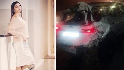 तेज रफ्तार कार ने सपना चौधरी की गाड़ी को मारी टक्कर, बुरा हुआ हाल