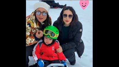 ಚುಮುಚುಮು ಚಳಿಯಲ್ಲಿ, ಬೀಳುವ ಮಂಜಿನಲ್ಲಿ ಪತಿಯ ಜೊತೆ ಬೆಬೋ ರೊಮ್ಯಾನ್ಸ್!