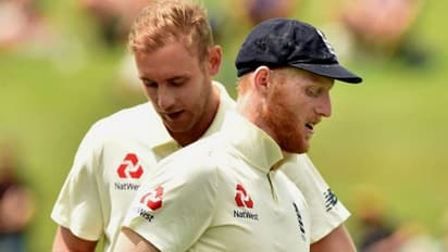 களத்தில் ஸ்டோக்ஸ் - ஸ்டூவர்ட் பிராட் கடும் வாக்குவாதம்.. நமக்கு எதுக்கு வம்புனு நைஸா நழுவிய கேப்டன் ரூட்.. வீடியோ