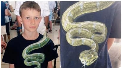 പാമ്പിന്റെ ചിത്രമുള്ള ടീഷർട്ട്; പത്തുവയസ്സുകാരനോട് വസ്ത്രം മാറ്റാൻ എയർപോർട്ട് അധികൃതർ; പിന്നീട് സംഭവിച്ചത്...