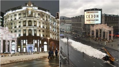 ന്യൂ ഇയര് ആഘോഷിക്കാന് മഞ്ഞില്ല; കൃത്രിമ മഞ്ഞെത്തിച്ച് മോസ്കോ