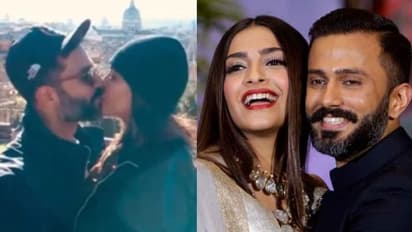 ആനന്ദ് അഹൂജയ്ക്ക് ചുടുചുംബനം നല്കി സോനം; പുതുവത്സരാശംസകള് നേര്ന്ന് വീഡിയോ