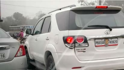 Zebra ಲೈನ್ ಕ್ರಾಸ್: ಇನ್ಸ್‌ಪೆಕ್ಟರ್ ಜನರಲ್ ಪೊಲೀಸ್ ಕಾರಿಗೆ ಡಬಲ್ ಫೈನ್!