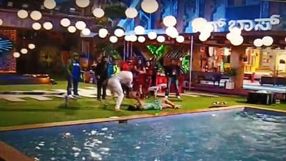 ಕೊಳದಲ್ಲಿ ಮಿಂದೆದ್ದ ಕಿಶನ್-ದೀಪಿಕಾ,  ಸ್ಟೆಪ್ ನೋಡಿ  ಶೈನ್ ಮತ್ತು ದೊಡ್ಮನೆ ಕಂಗಾಲು!