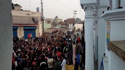 ಪಾಕ್ ಗುರುನಾನಕ್ ಸಾಹೀಬ್ ಗುರುದ್ವಾರದ ಬಳಿ ಕಲ್ಲು ತೂರಟ: ವಿಡಿಯೋ!