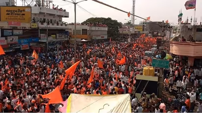 Fact Check: ಪೌರತ್ವ ಕಾಯ್ದೆ ಪರ ಪ್ರತಿಭಟನೆ ವೇಳೆ ರಾರಾಜಿಸಿದ್ದ ಕೇಸರಿ ಬಾವುಟ!