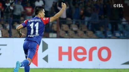 ಸುನಿಲ್ ಚೆಟ್ರಿ ಆಬ್ಬರ, ಗೋವಾ ವಿರುದ್ಧ BFCಗೆ ಗೆಲುವು!