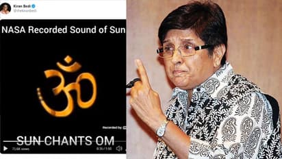 സൂര്യന്‍ ഓംകാരം മന്ത്രിക്കുന്ന വീഡിയോ ട്വീറ്റ് ചെയ്ത് കിരണ്‍ ബേദി; പരിഹാസവുമായി സമൂഹമാധ്യമങ്ങള്‍