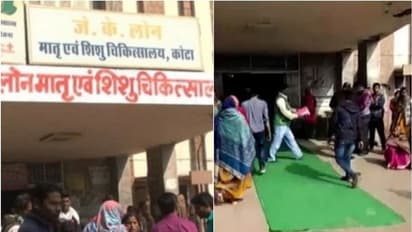 കൂട്ടശിശുമരണത്തിനിടയിലും മന്ത്രിക്ക് 'പച്ച പരവതാനി', കോട്ട ആശുപത്രിയില് മിനുക്കുപണികള്; അറിഞ്ഞില്ലെന്ന് മന്ത്രി