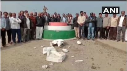 ഗുജറാത്തില് മഹാത്മ ഗാന്ധിയുടെ പ്രതിമ തകര്ത്തു