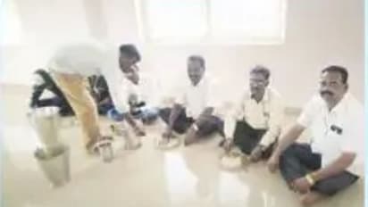 ಹಾಸ್ಟೆಲ್ನಲ್ಲಿ ಊಟ ಸೇವಿಸಿದ ತಾಪಂ ಉಪಾಧ್ಯಕ್ಷ..!