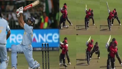 ಯುವಿ ಬ್ಯಾಟಿಂಗ್ ನೆನಪಿಸಿದ ಕಾರ್ಟರ್; ಒಂದೇ ಓವರ್ನಲ್ಲಿ 6 ಸಿಕ್ಸರ್ ಬಾರಿಸಿದ ವಿಡಿಯೋ ವೈರಲ್