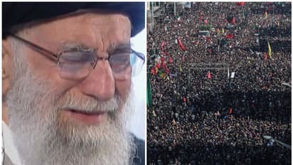 വിങ്ങിപ്പൊട്ടി ഖമനേയി, ടെഹ്റാനിൽ സൊലേമാനിക്ക് വിട നൽകാൻ തെരുവിൽ ലക്ഷങ്ങൾ